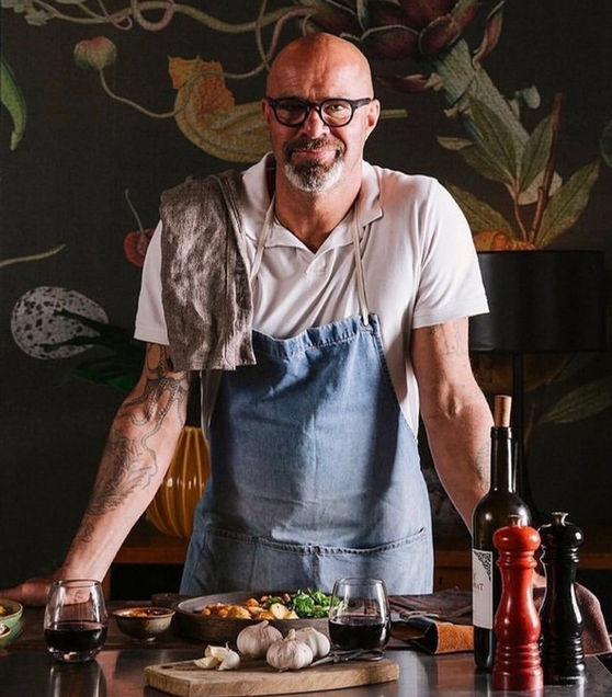 Franck Dangereux durante a primeira edição de Cooking in South Africa
