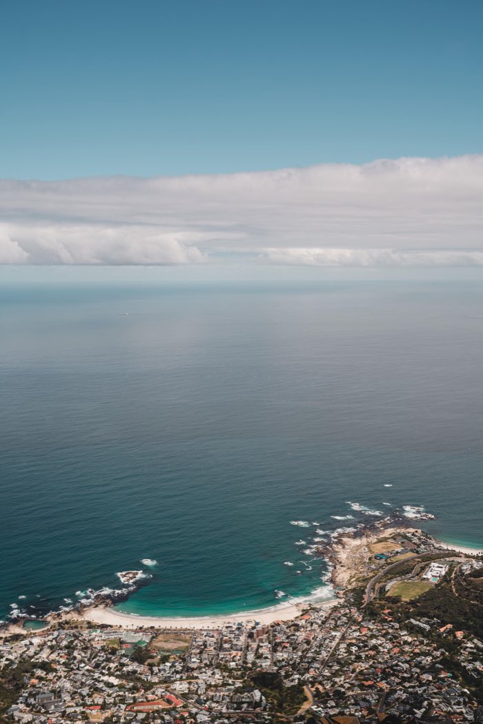 A paisagem que deu escala e contexto ao percurso por Cape Town e Table Mountain.